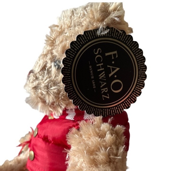 Fao Schwarz 12-inch Anniversary Bear Toy Plush - Picture 5 of 6
